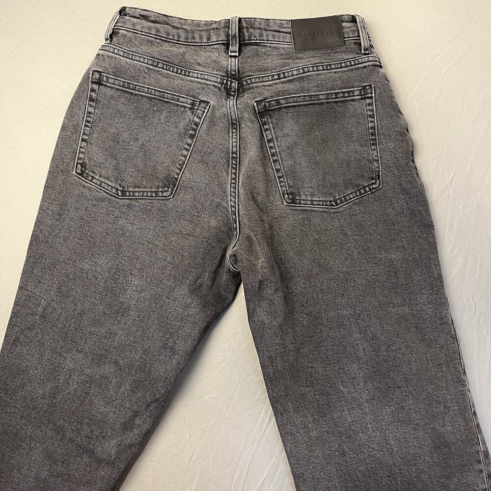 Everlane The Curvy Way-High Jean Sz 29 Reg (Actu. 28x26.5) Gray 100% Org Cotton - Picture 4 of 10